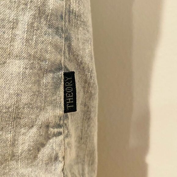 Silent Theory Blue Chambray Button Down Shirt Size XL - Picture 4 of 5